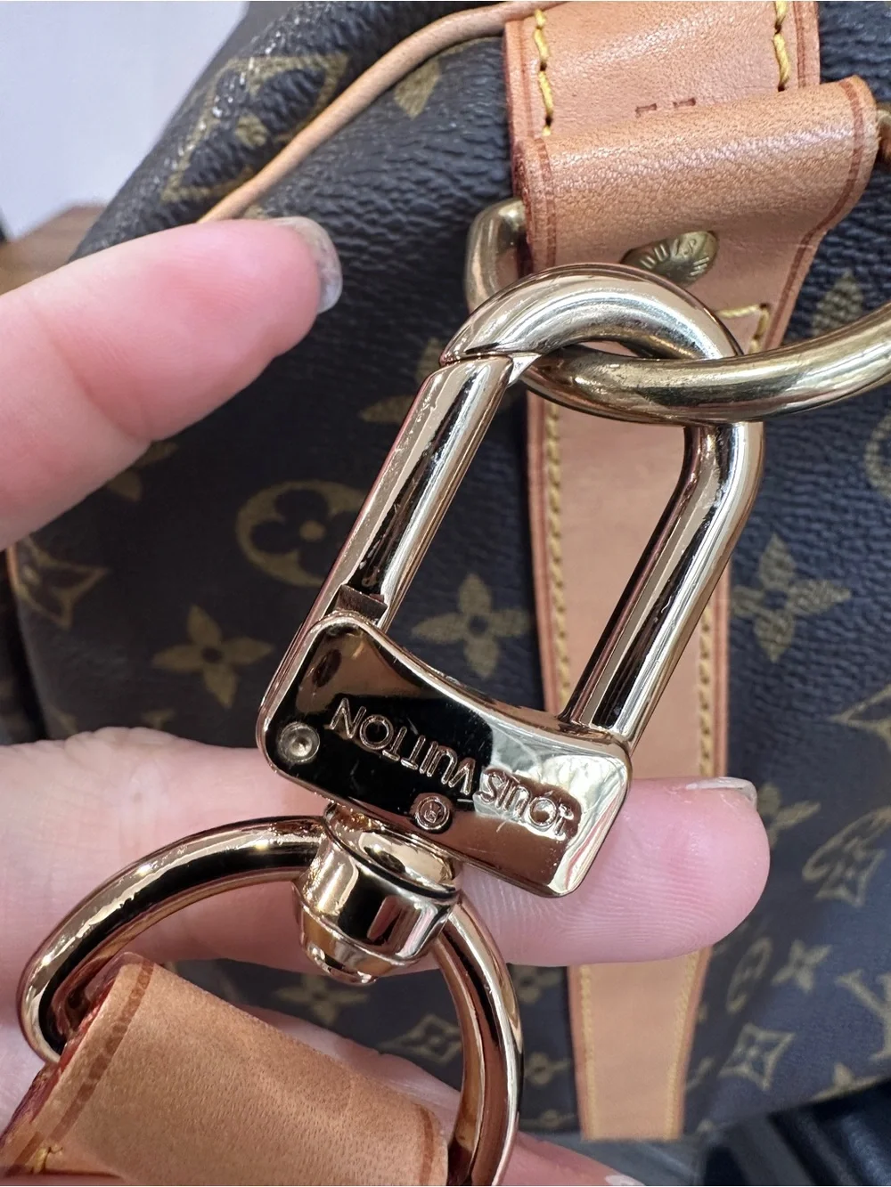 LOUIS VUITTON BANDOULIERE 55 MONOGRAM CANVAS - Picture 11 of 16